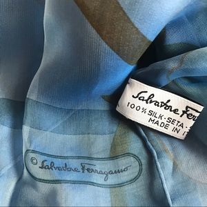 Salvator Ferragamo 100% silk scarf